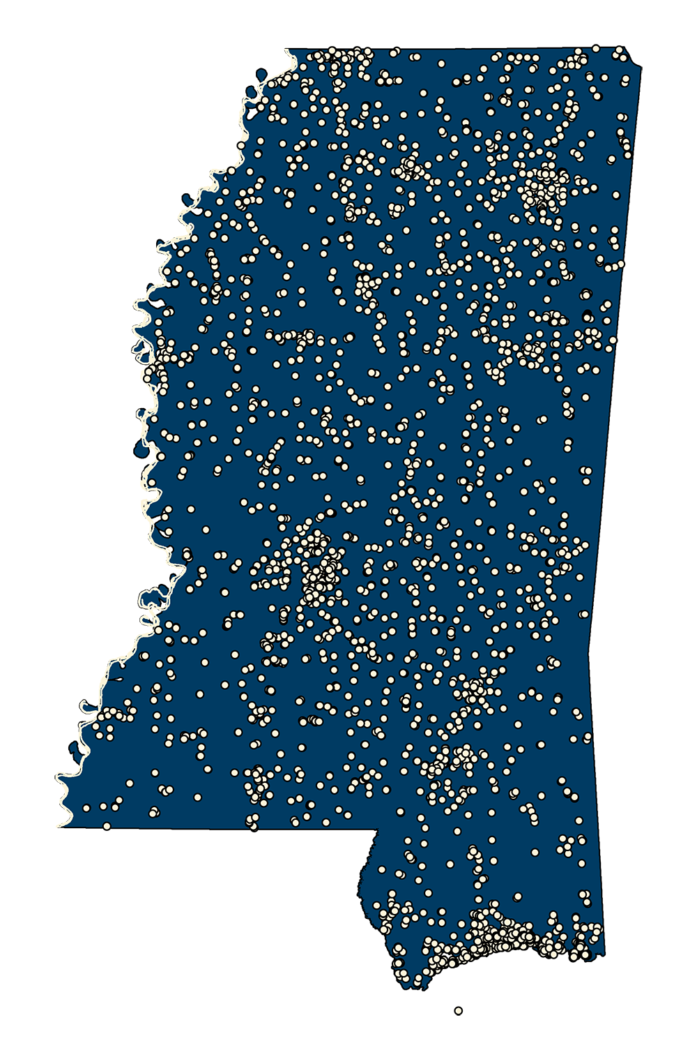 1990 Census Designated Places