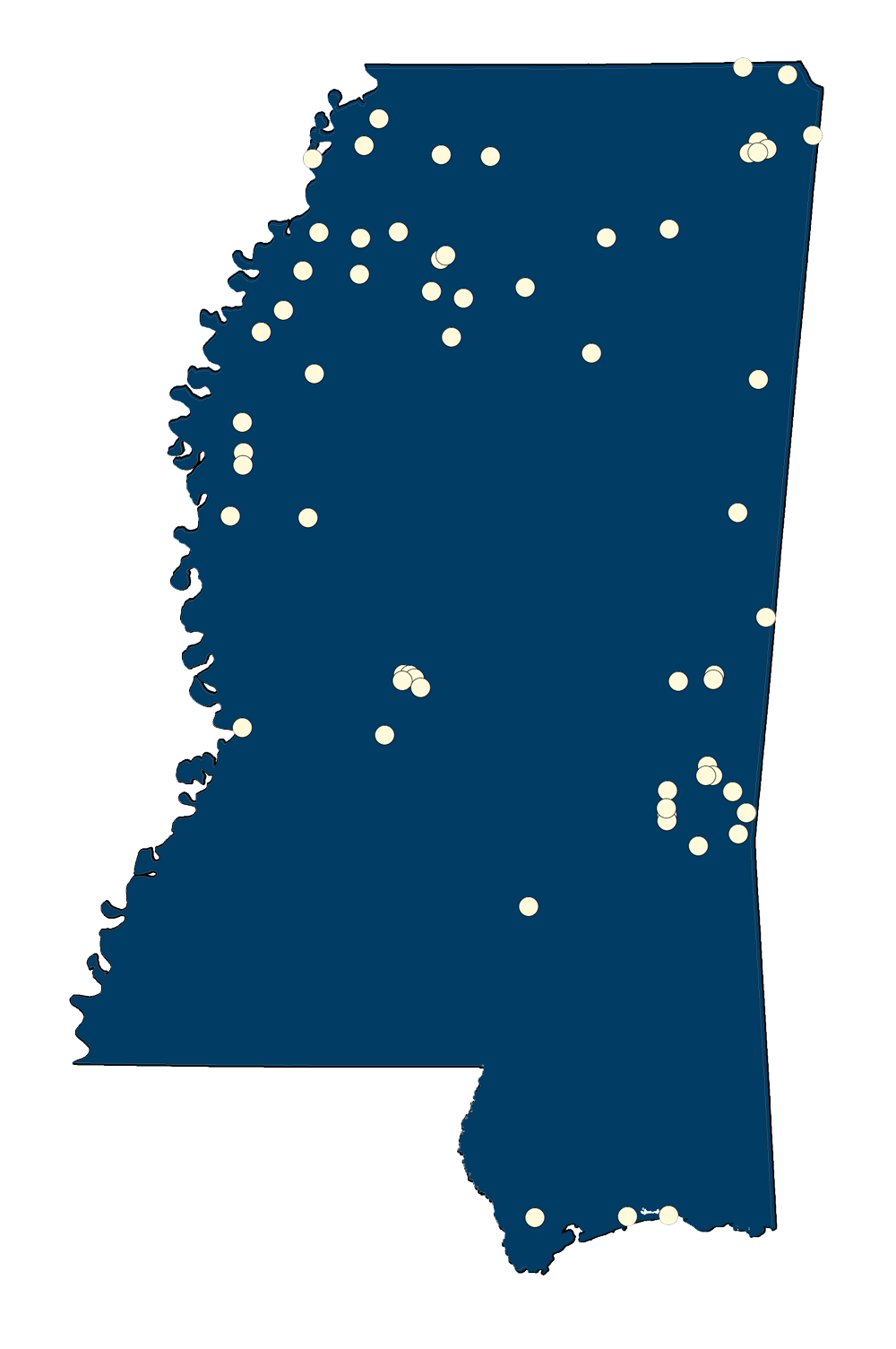 1990 Census Designated Places