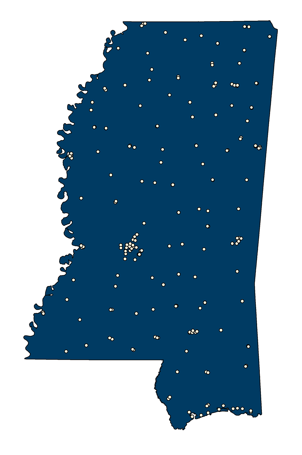 1990 Census Designated Places