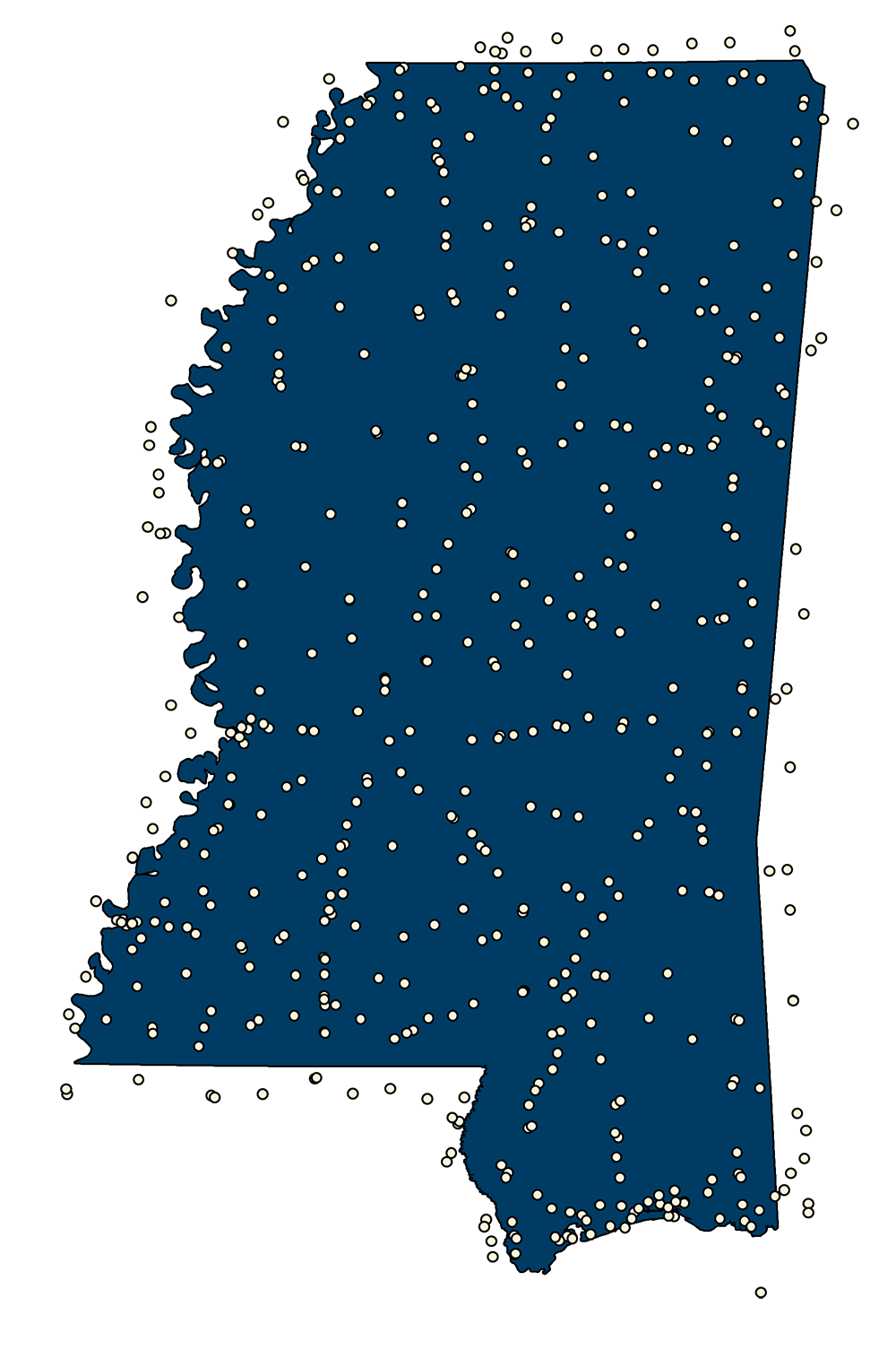 1990 Census Designated Places