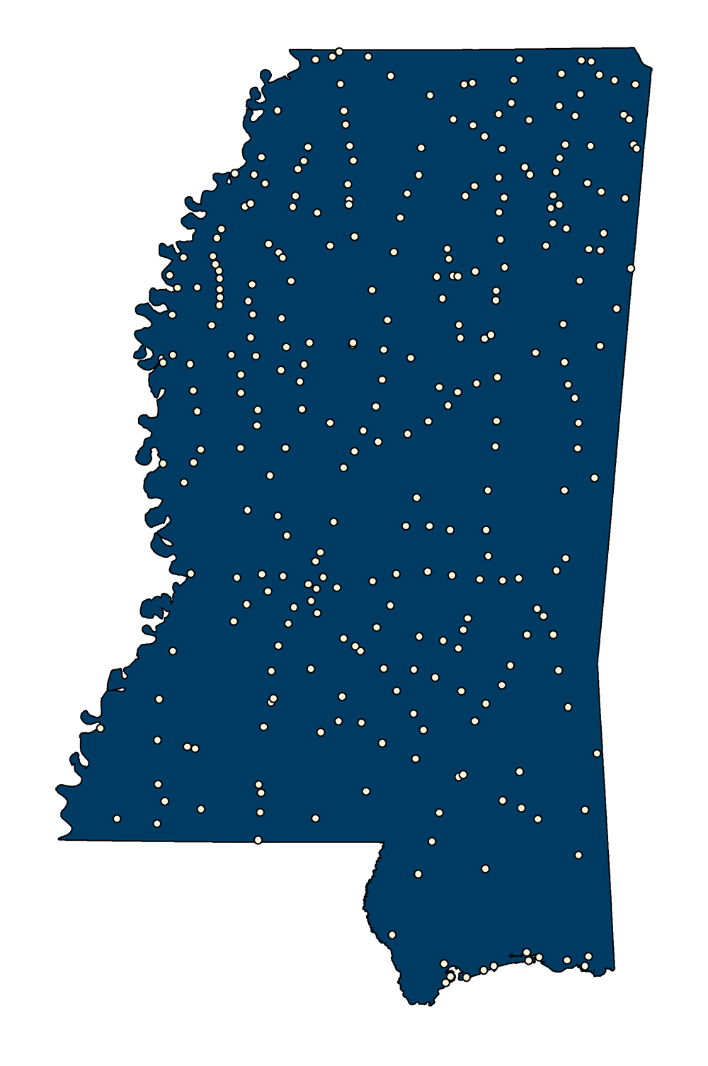 1990 Census Designated Places