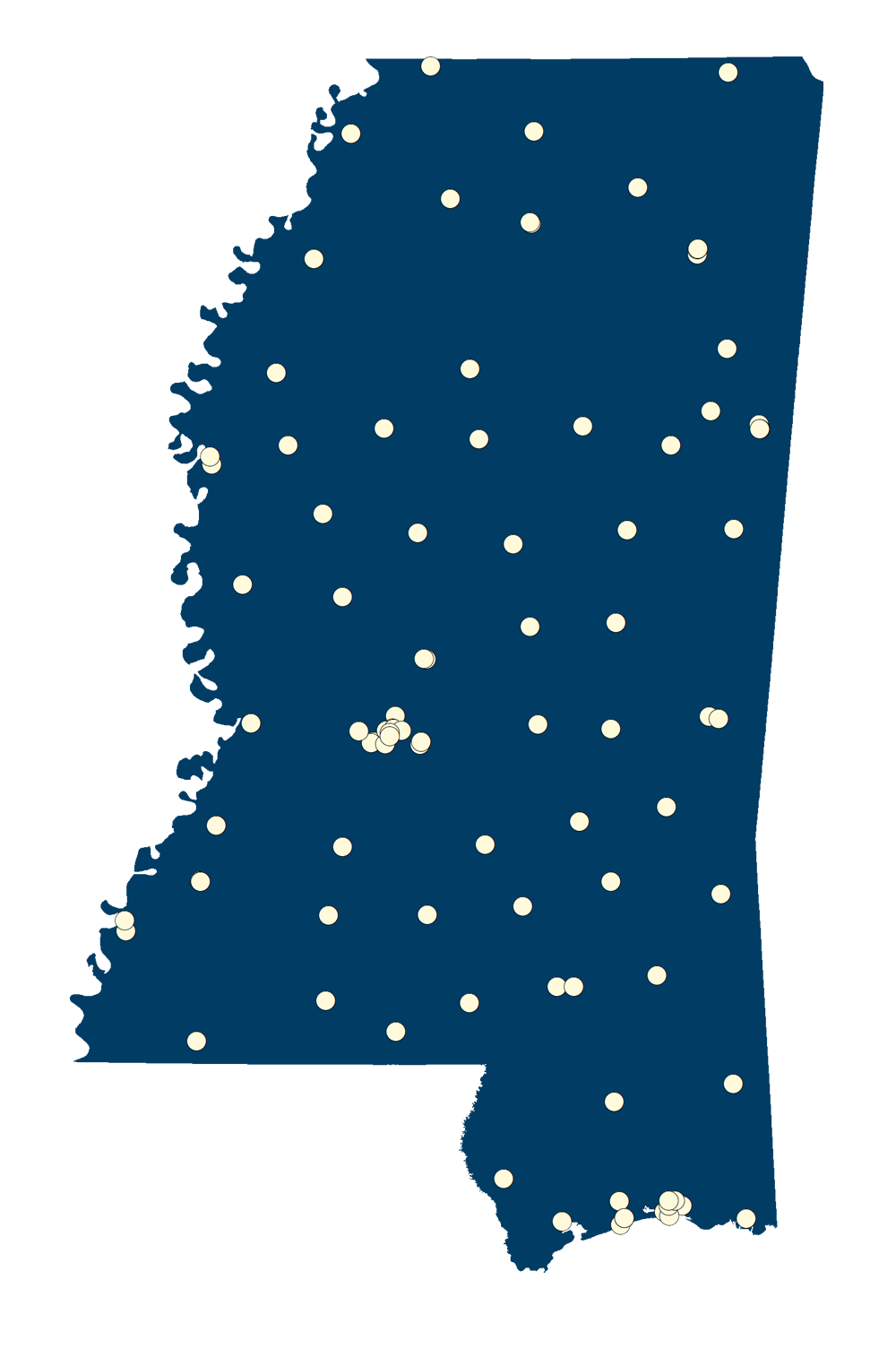 1990 Census Designated Places