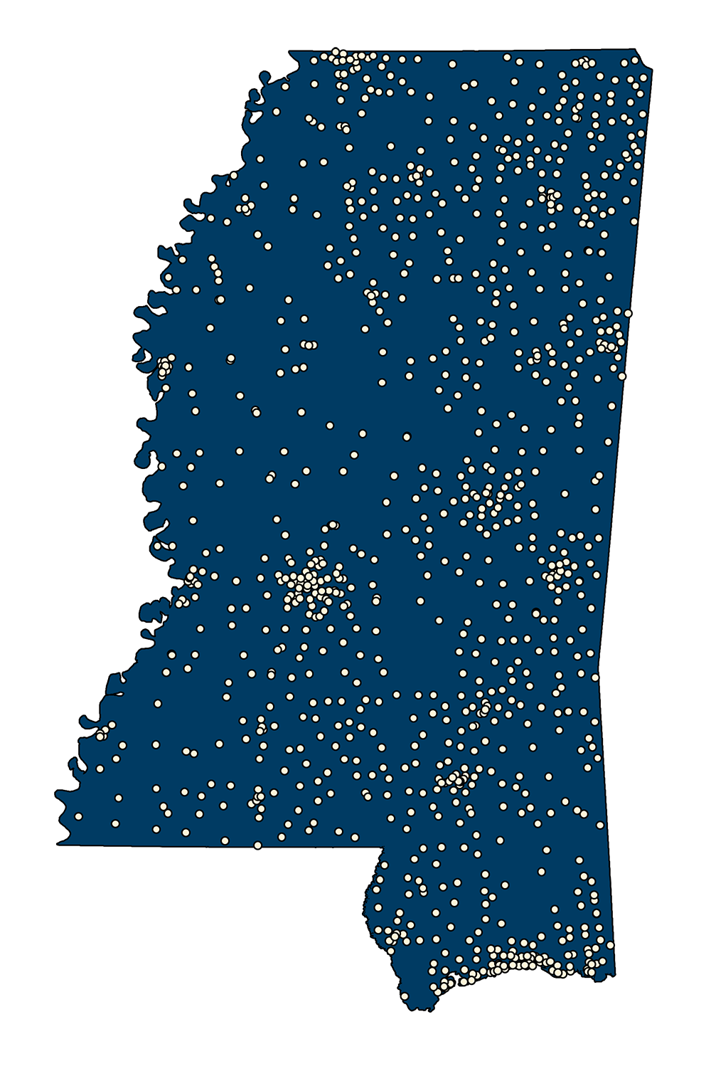 1990 Census Designated Places