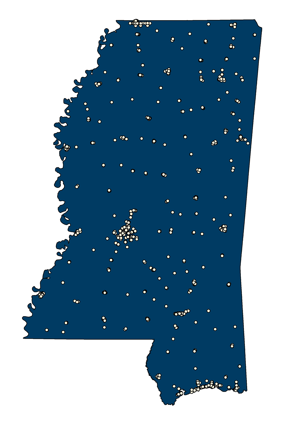 1990 Census Designated Places