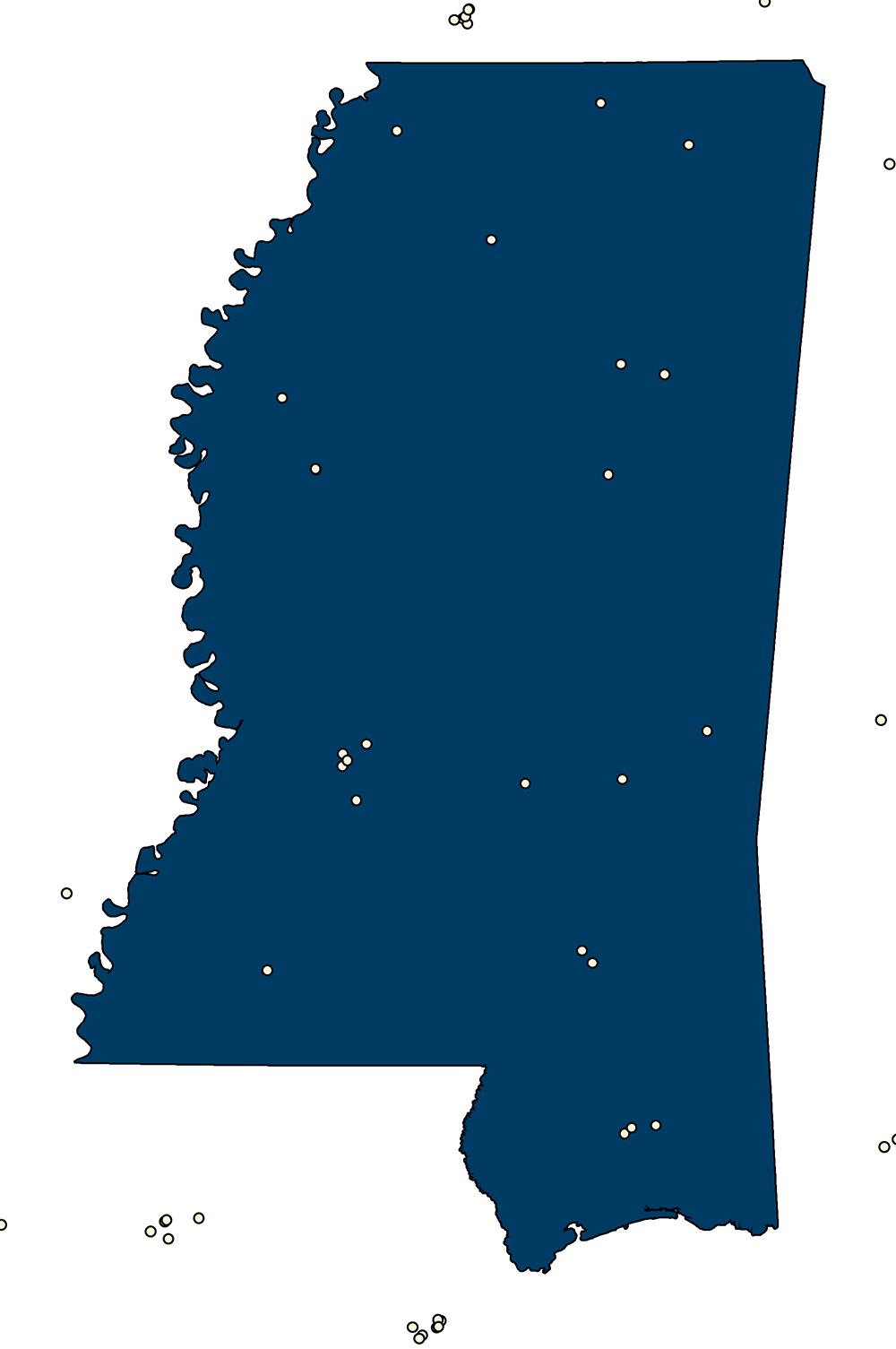 1990 Census Designated Places