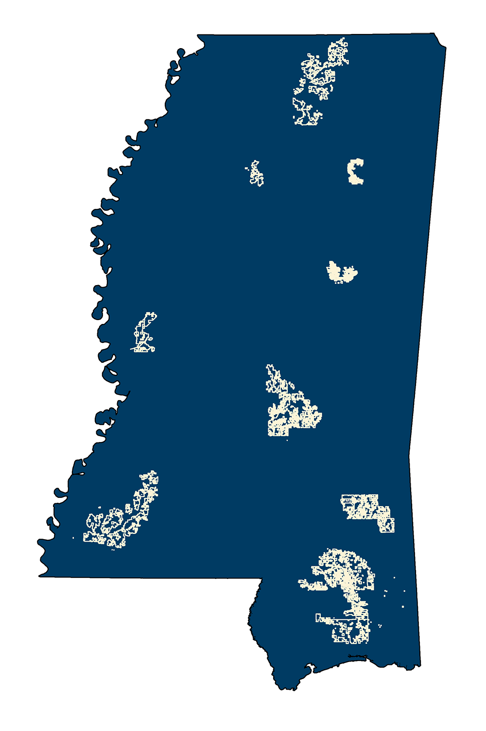 1990 Census Designated Places