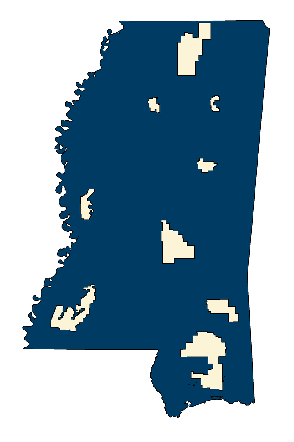 1990 Census Designated Places