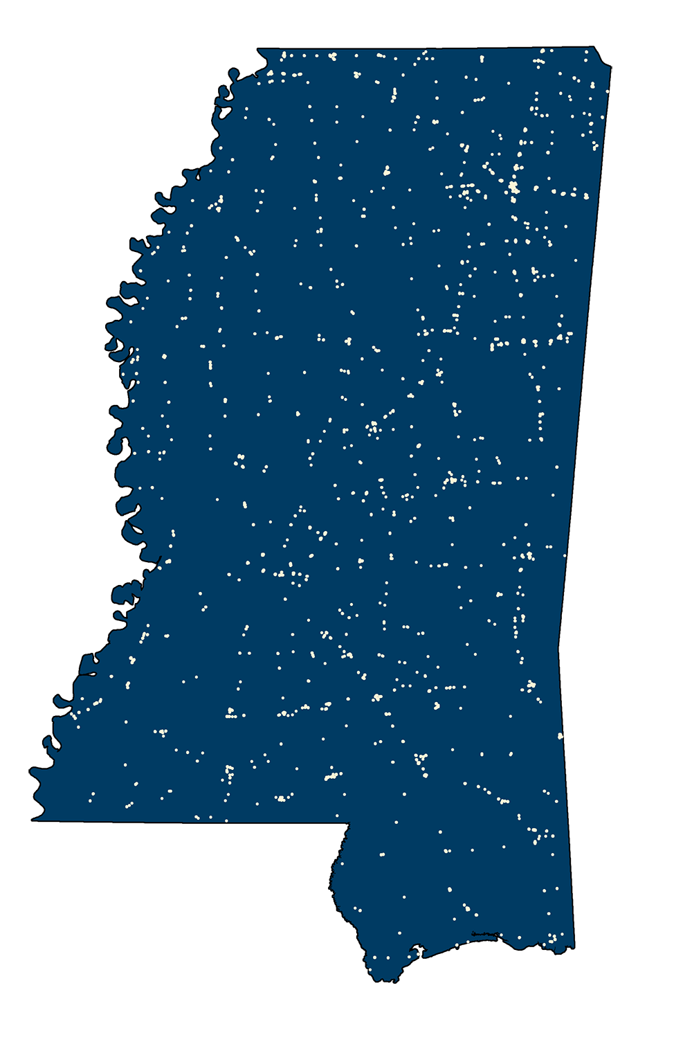 1990 Census Designated Places