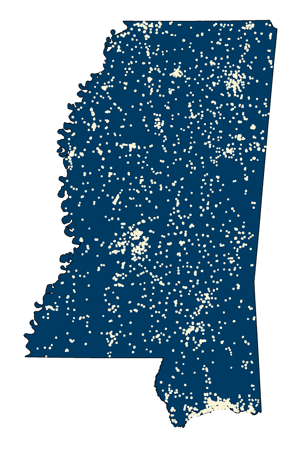 1990 Census Designated Places