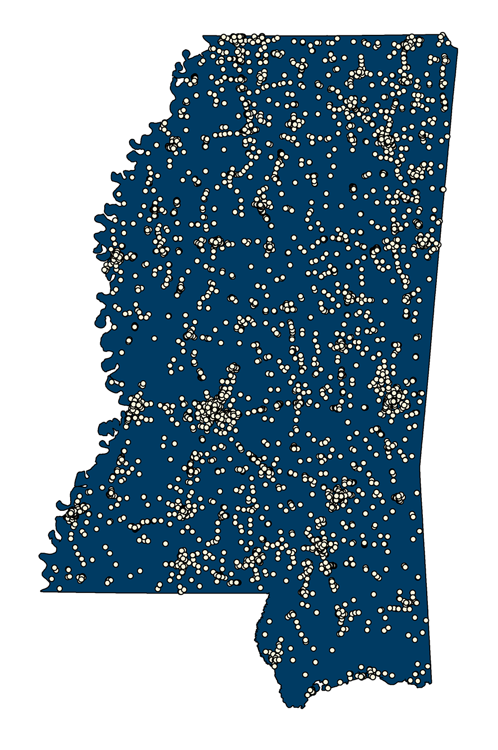 1990 Census Designated Places