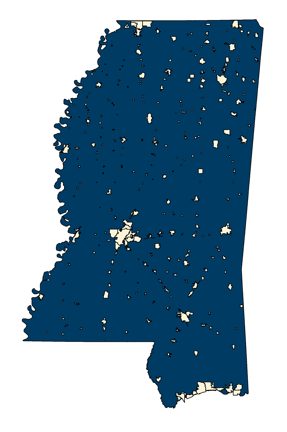 1990 Census Designated Places