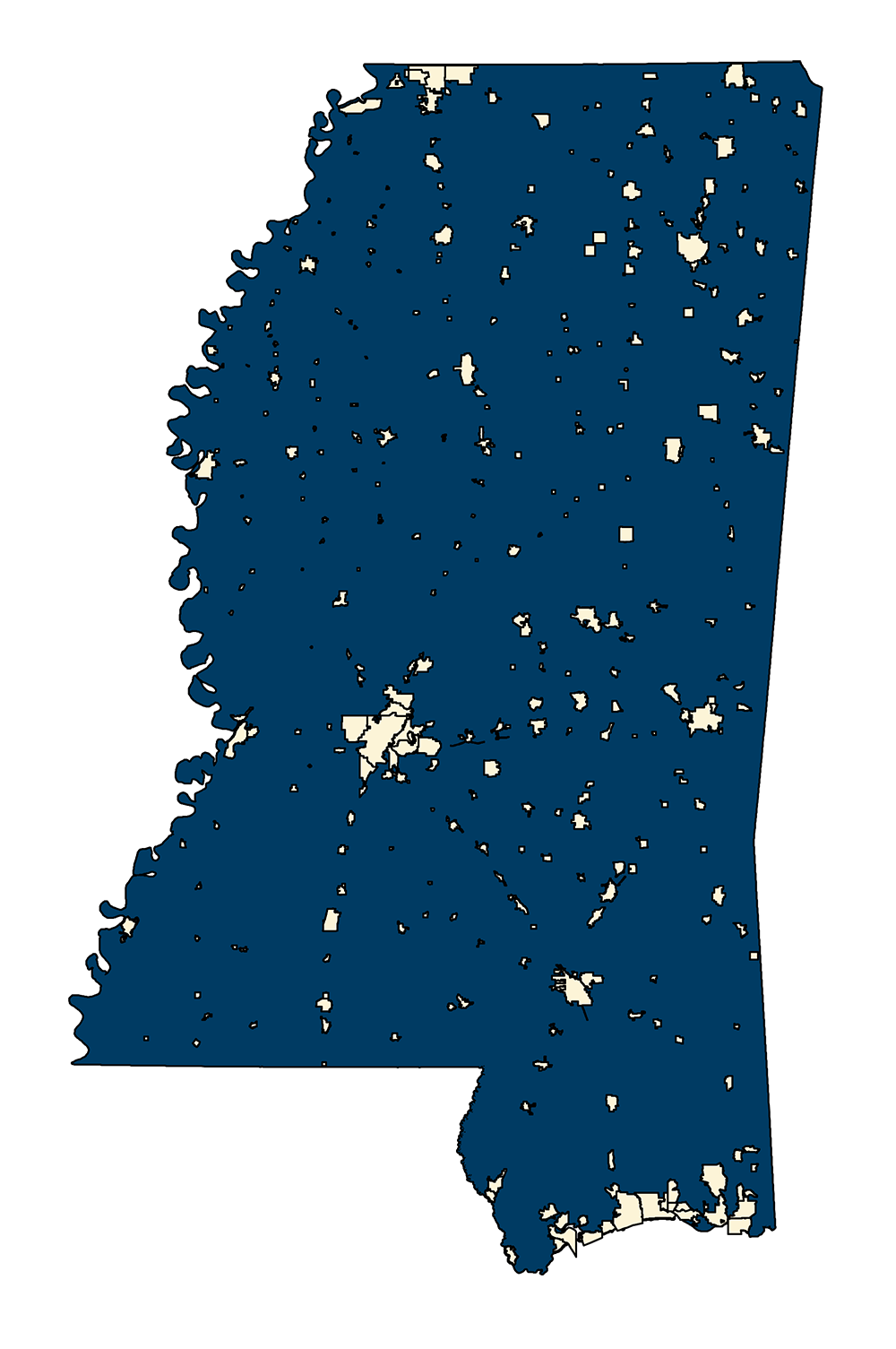 1990 Census Designated Places