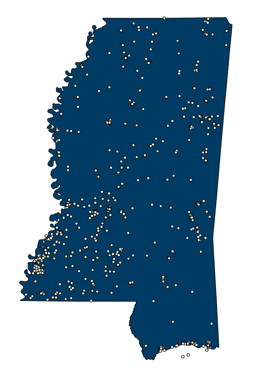 1990 Census Designated Places